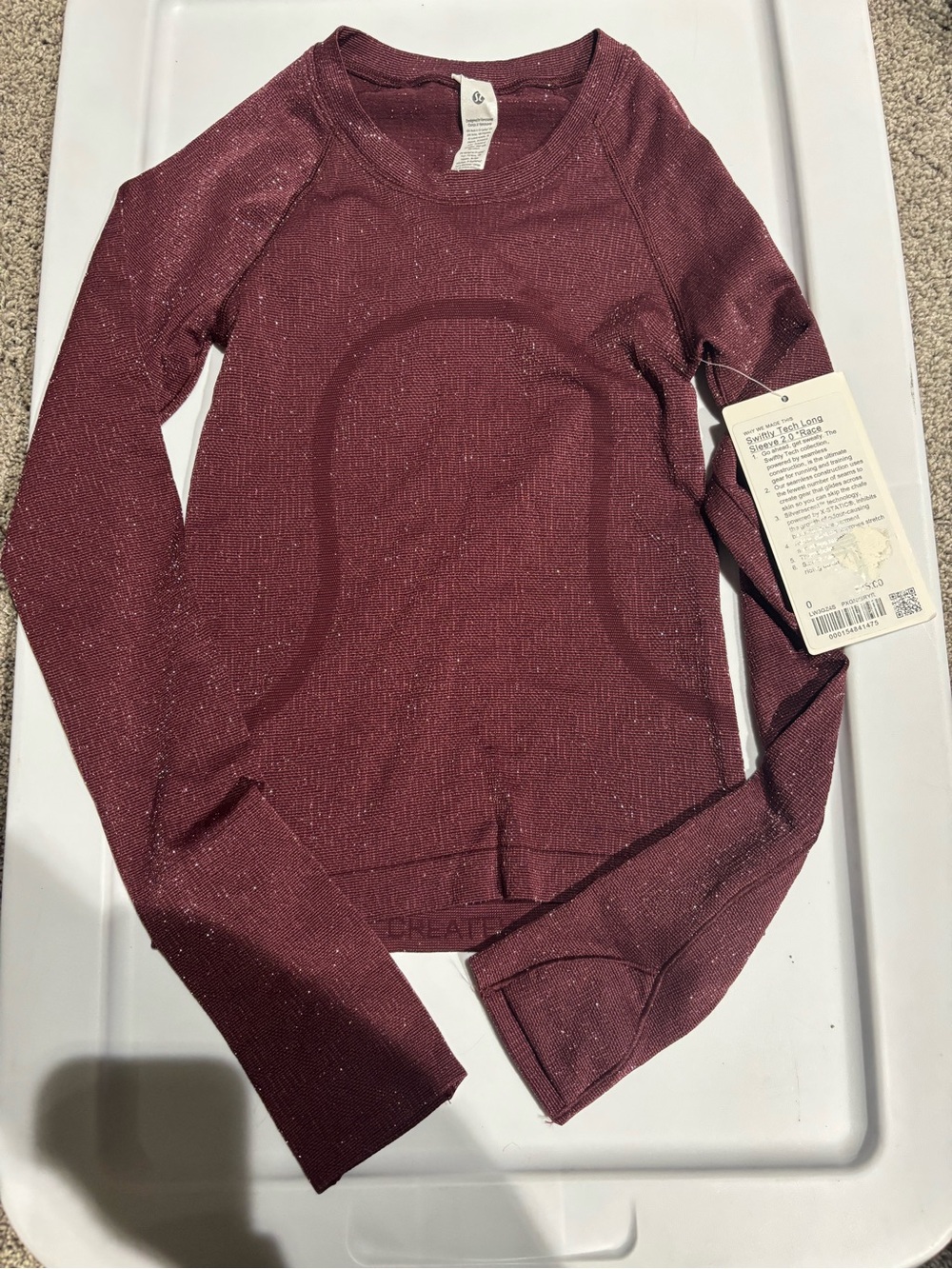 Lululemon Glittery Swiftly Tech
